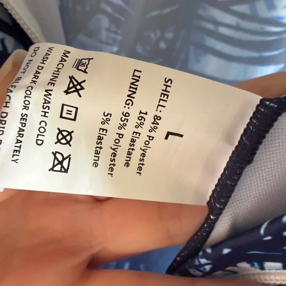 Cagola Active Blue Leaf Swimdress - Picture 4 of 4